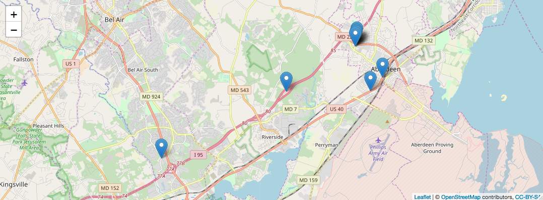 leaflet with markers